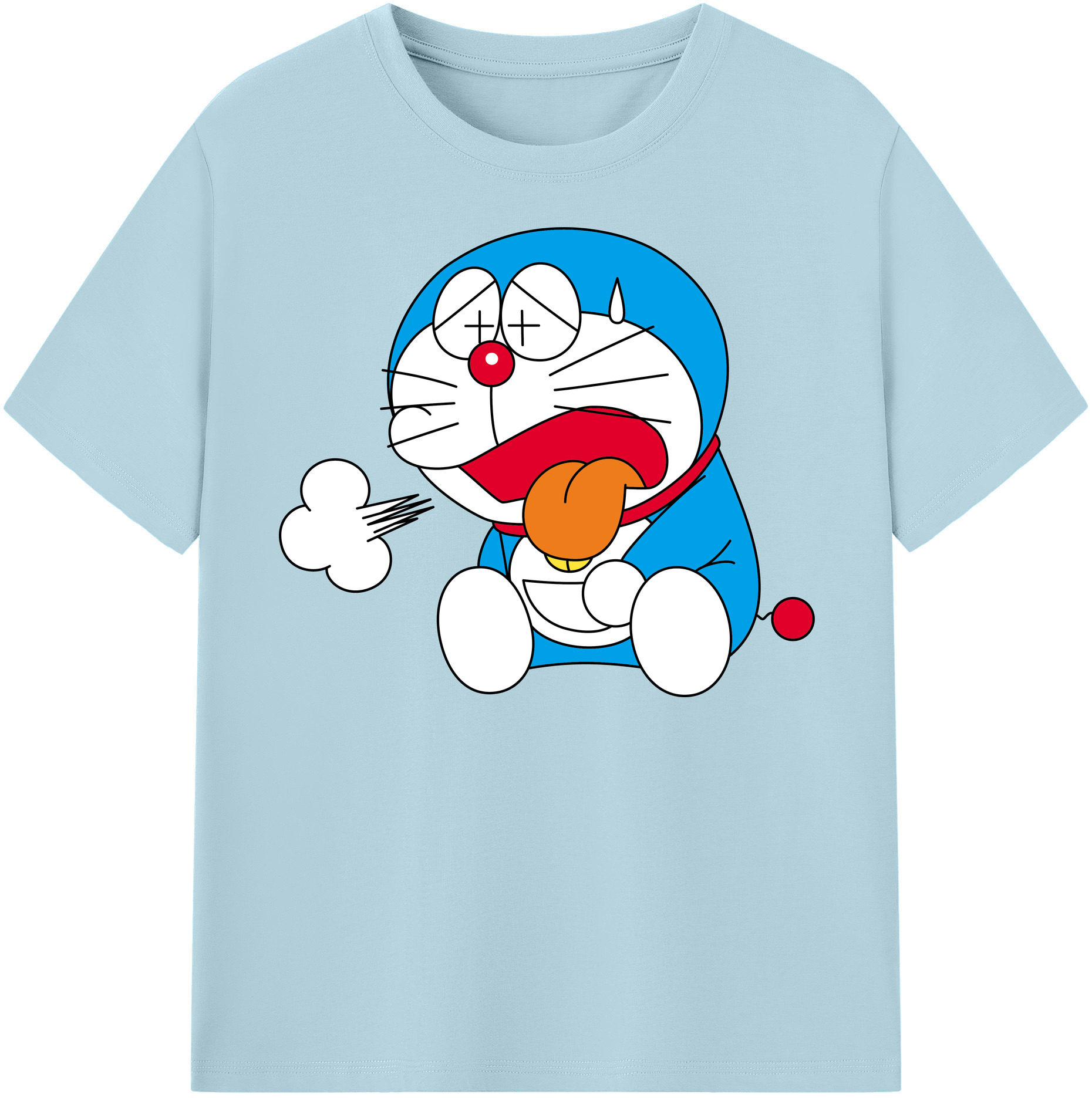 （画像用） ドラえもん Doraemon 綿100％半袖Tシャツ（フロントプリント）